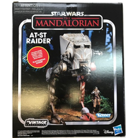 Star Wars The Vintage Collection The Mandalorian AT-ST Raider Vehicle with Klatooinian Raider 3,75-inch scale Hasbro E6997
