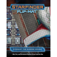 Starfinder Flip-mat Starship: The Sunrise Maiden Paizo ISBN 978-1-64078-035-4