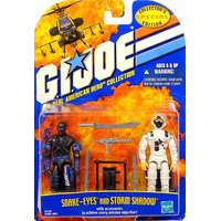 GI Joe TRAH Snake Eyes and Storm Shadow (2000) Hasbro (American Card)