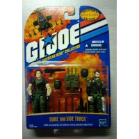 GI Joe TRAH Duke & SideTrack (2001) Hasbro (Canadian Card)