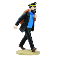 ​​Tintin Figurine Capitaine Haddock En Route Résine 13.5cm