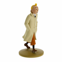 ​Tintin Figurine Tintin Trench Résine 13.5cm