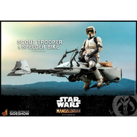 Scout Trooper and Speeder Bike Sixth Scale Figure Set by Hot Toys The Mandalorian -  Star Wars Television Masterpiece Series by Hot Toys  906340