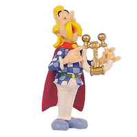 ​Astérix Assurancetourix avec Lyre Figurine 5cm Plastoy