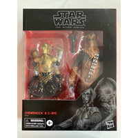 Star Wars Black Series 6-inch Chewbacca & C-3PO Exclusive Hasbro
