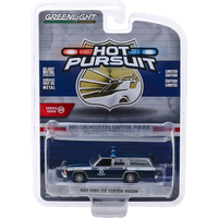 Hot Pursuit 1983 Ford LTD Station Wagon Capitol Police 1:64 Greenlight Collectibles 42900-A