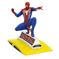 Marvel Video Game Gallery Spider-Man on Taxi PVC Diorama Diamond Select