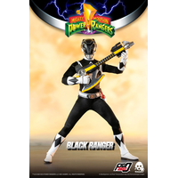 Mighty Morphin Power Rangers Black Ranger Figurine échelle 1:6 Threezero 907472