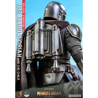 The Mandalorian and The Child (Deluxe) Quarter scale 1:4 Collectible Set Hot Toys 907266