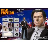 Pulp Fiction Vincent Vega 2_0 (Ponytail Version) with accessory set 1:6 Scale Star Ace Toys SA0085 SA0086 SA0086CV 906088 DLX 2.0 (product opened)