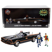 Batman Classic TV Series Batmobile 1:18 with figures Jada 98625