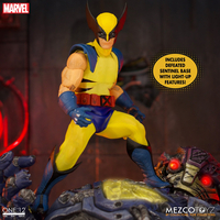 One-12 Collective Wolverine Figurine Édition Coffret en métal de Luxe Mezco 76536