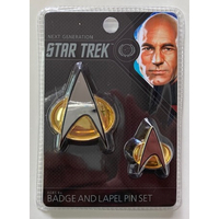 ​Star Trek Next Generation Badge & Lapel Pin Set