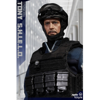Tony SHIELD Édition Uniforme Stealth Figurine Échelle 1:6 MicToys MIC 002
