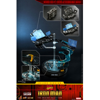 Iron Man (de Luxe) Figurine Échelle 1:6 Diecast (The Origins Collection) Hot Toys 908152