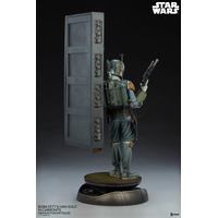 Star Wars Boba Fett and Han Solo in Carbonite Premium Format Figure Sideshow Collectibles 400373