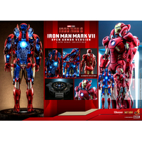 Marvel Iron Man Mark VII (Open Armor Version) 1:6 Scale Diorama Diecast Hot Toys 902781 DS004D51