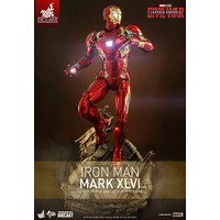 Marvel Iron Man Mark XLVI (46) Diecast 1:6 Scale Figure Hot Toys 909838 MMS608-D42
