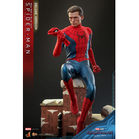 Marvel Spider-Man (New Red and Blue Suit) Deluxe Version Spider-Man: No Way Home 1:6 Scale Figure Hot Toys 9120362 MMS680