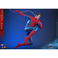 Marvel Spider-Man (Nouveau costume rouge et bleu) (Spider-Man: No Way Home) Figurine Échelle 1:6 Hot Toys 912036 MMS679