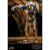 Star Wars: Attack of the Clones Super Battle Droid 1:6 Scale Figure Hot Toys 908856 MMS682