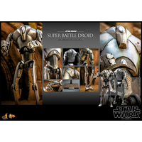 Star Wars: Attack of the Clones Super Battle Droid 1:6 Scale Figure Hot Toys 908856 MMS682