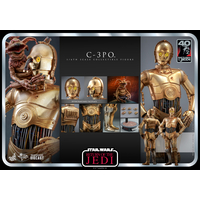 Star Wars C-3PO 1:6 Scale Figure DIECAST Hot Toys 912231 MMS701-D56