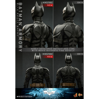 DC Batman Armory with Bruce Wayne 1:6 Scale Figure Set Hot Toys 911374 MMS702
