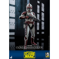 Star Wars: The Clone Wars Clone Commander Fox 1:6 Scale Figure Hot Toys 912313 TMS103