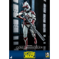 Star Wars: The Clone Wars Clone Commander Fox 1:6 Scale Figure Hot Toys 912313 TMS103