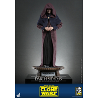 Star Wars: The Clone Wars Darth Sidious 1:6 Scale Figure Hot Toys 912312 TMS102