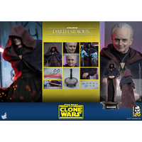 Star Wars: The Clone Wars Darth Sidious 1:6 Scale Figure Hot Toys 912312 TMS102