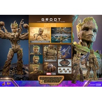 Marvel Groot (Deluxe Version) 1:6 Scale Figure Hot Toys 9123092 MMS707