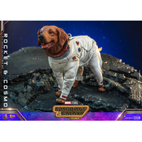 Marvel Rocket et Cosmo Ensemble de figurines échelle 1:6 Hot Toys 912327 MMS708