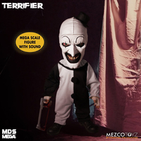 Terrifier: Art the Clown with Sound MDS Mega Scale 15-Inch Doll Horror Mezco Toyz 24020