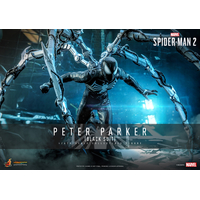Marvel’s Spider-Man 2 Peter Parker (Costume Noir) (Édition Spéciale) Figurine Échelle 1:6 Hot Toys 9125822 VGM56B