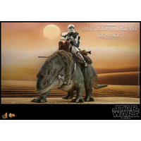 Star Wars: Episode IV Sandtrooper Sergeant et Dewback Ensemble de Figurines Échelle 1:6 Hot Toys 912535 MMS722