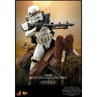 Star Wars: Episode IV Sandtrooper Sergeant et Dewback Ensemble de Figurines Échelle 1:6 Hot Toys 912535 MMS722