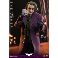 DC Le Joker Heath Ledger (Le Chevalier Noir) Figurine Échelle 1:6 Hot Toys 912587 DX32