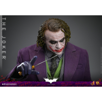 DC Le Joker Heath Ledger (Le Chevalier Noir) Figurine Échelle 1:6 Hot Toys 912587 DX32