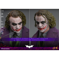 DC Le Joker Heath Ledger (Le Chevalier Noir) Figurine Échelle 1:6 Hot Toys 912587 DX32