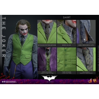 DC Le Joker Heath Ledger (Le Chevalier Noir) Figurine Échelle 1:6 Hot Toys 912587 DX32