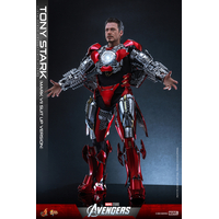 Marvel Tony Stark (Mark VII Suit-Up Version) 1:6 Scale Figure Hot Toys 912584 MMS718