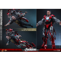 Marvel Tony Stark (Mark VII Version avec Armure) Figurine Échelle 1:6 Hot Toys 912584 MMS718