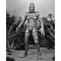 Universal Monsters - Ultimate La Créature du Lagon Noir (N&B) Figurine Échelle 7 pouces NECA 04823