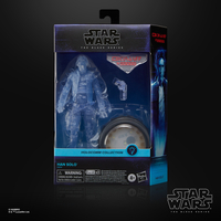 Star Wars The Black Series Han Solo Collection Holocomm figurine échelle 6 pouces Hasbro F8319
