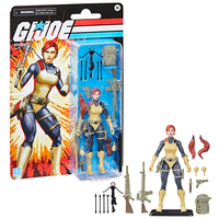 GI Joe Classified Series Retro Cardback, Scarlett figurine échelle 6 pouces Hasbro F9675