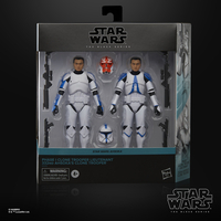 Star Wars The Black Series Clone Trooper Lieutenant et 332nd Ahsoka’s Clone Trooper 6-inch scale action figures Hasbro G0210