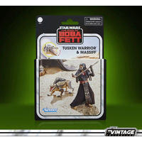 Star Wars The Vintage Collection Tusken Warrior & Massiff Figurine De Luxe 3,75 pouces Hasbro F6991