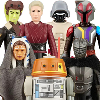 Star Wars Ahsoka Retro Collection Set of 3,75-inch scale action figures (Ahsoka Tano, Morgan Elsbeth, HK Droid, Sabine Wren, Hera Syndulla, Chopper, Marrok) Hasbro